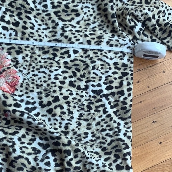 Johnny Was Floral Leopard Print Hoodie - Picture 10 of 10